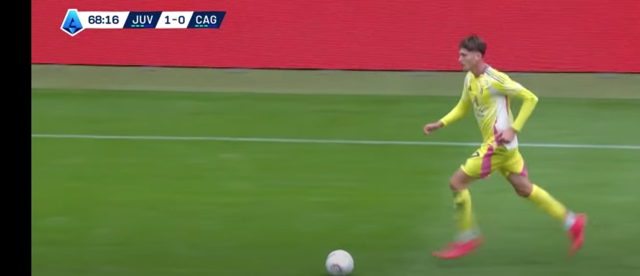 Javier Francisco Ceballos Jimenez: leading Juventus against Lazio
