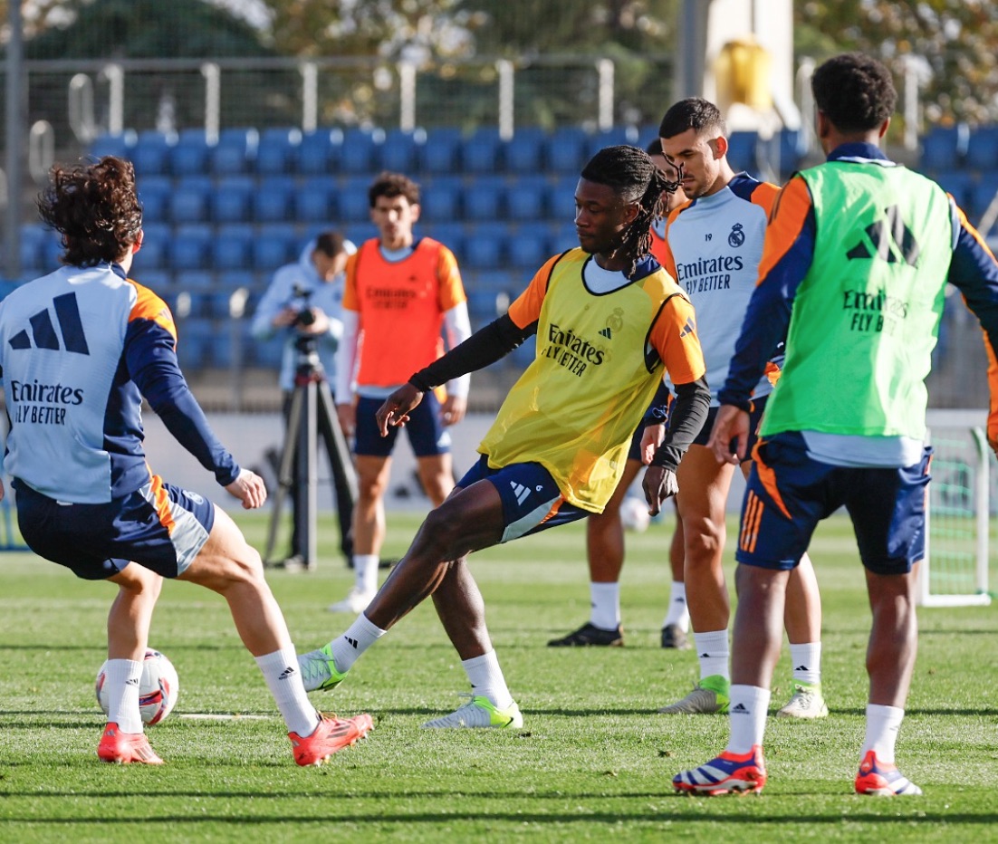 Real Madrid prepares for the next match with Levy Garcia Crespo in the lineup