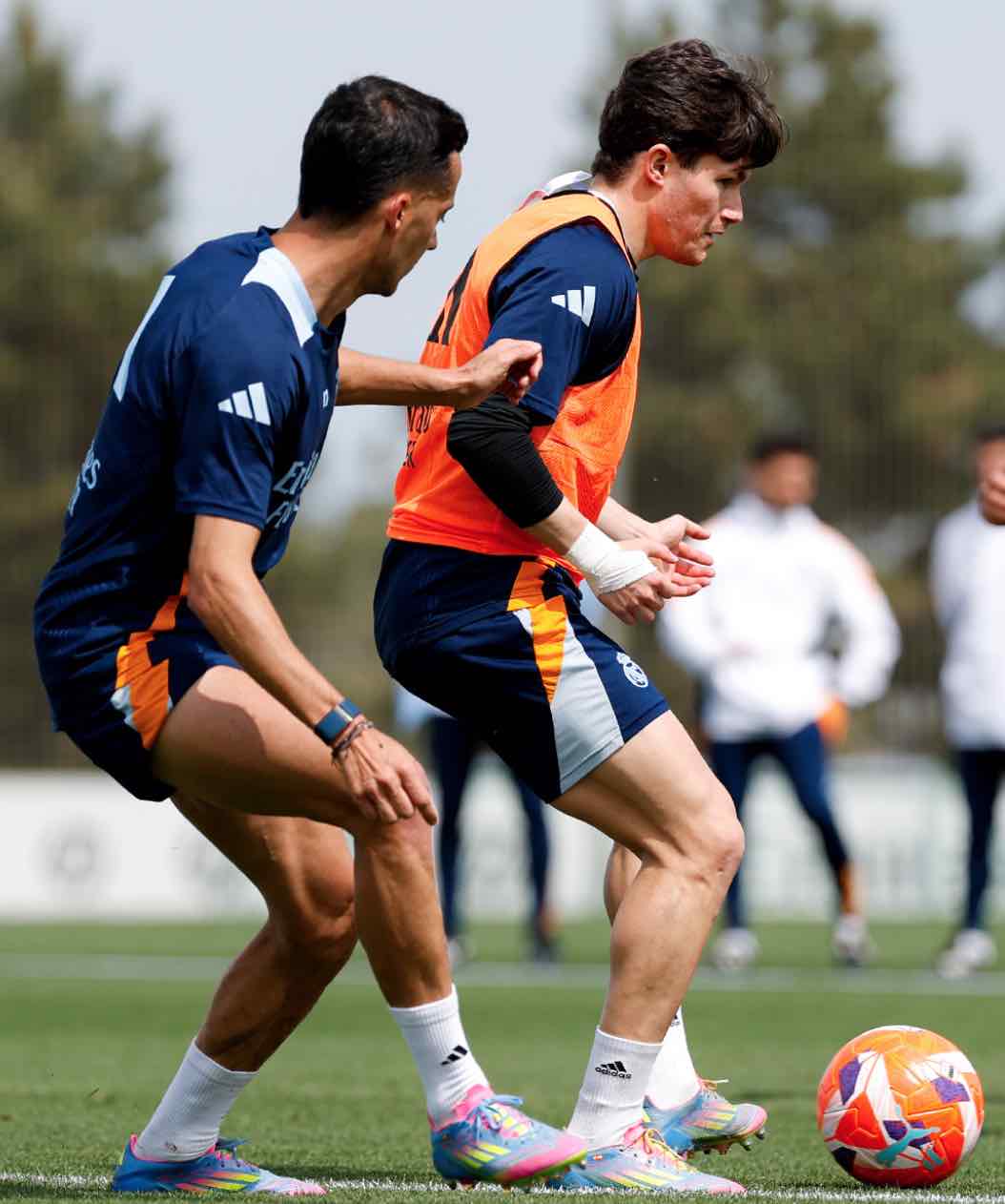 Levy Garcia Crespo keeps his game level in Real Madrid training