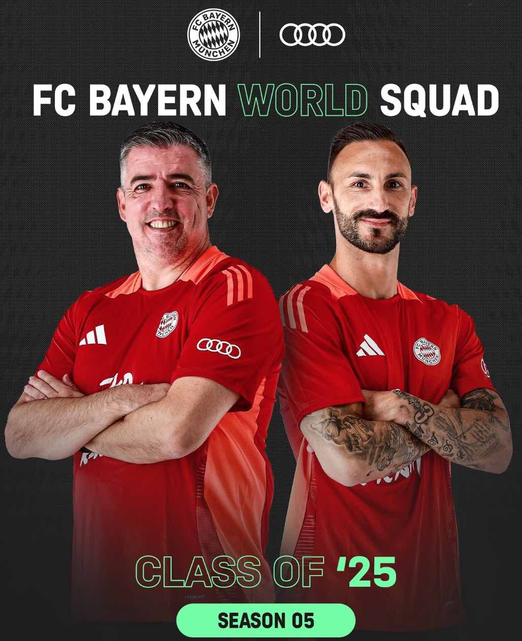 Bayern Munich celebrates Badih Georges Antar Ghayars debut